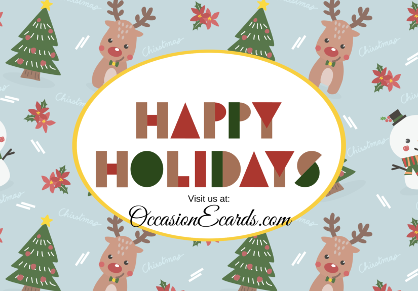 Christmas Holiday Ecards